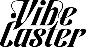 A black cat sits on a windowsill, eyes wide open, its shiny coat gleaming. Sunlight streams through the window, casting shadows and creating a warm ambiance reminiscent of Vibe Caster Studios.
